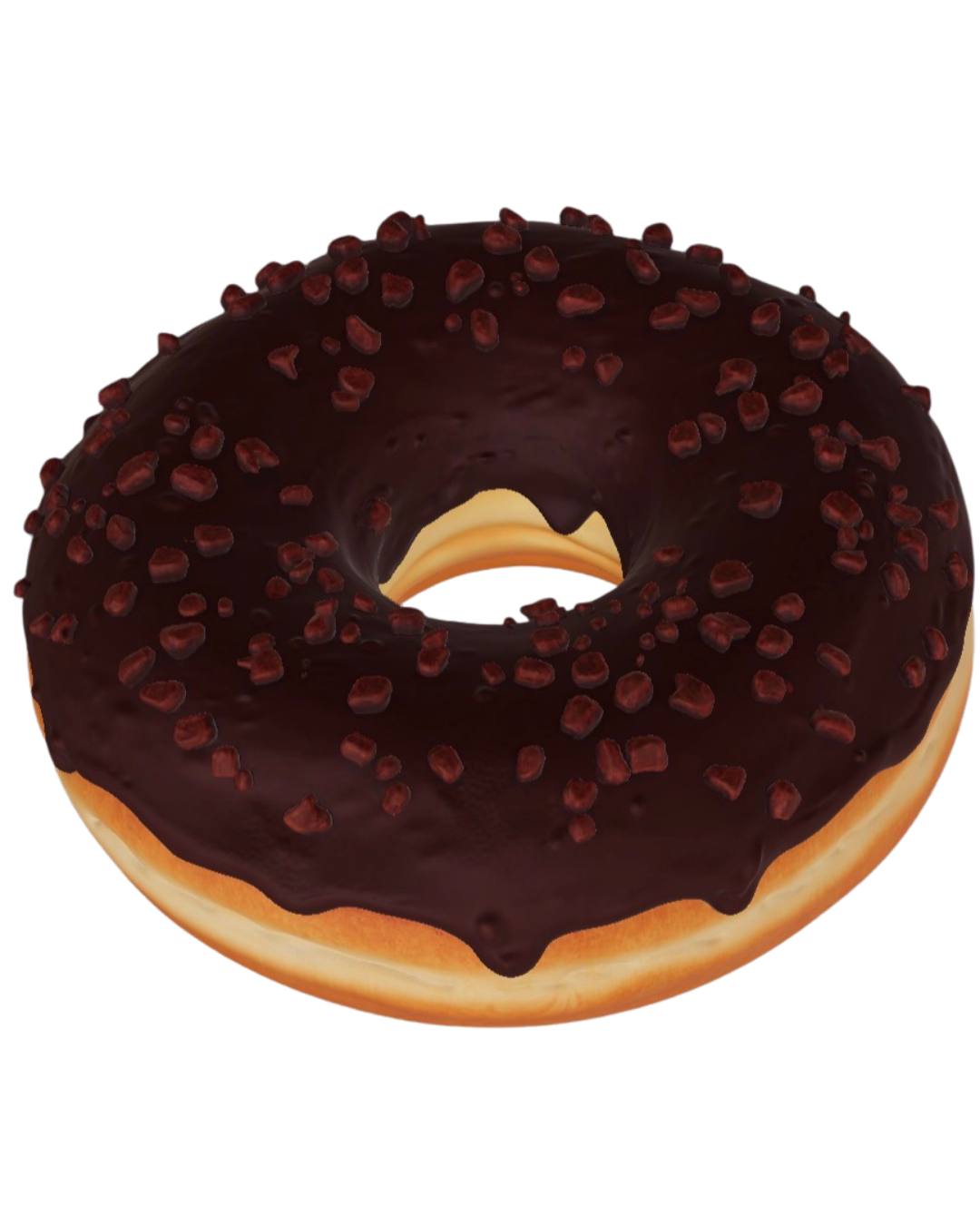 DIY - Donut de Granulados – Peça 3D (Coleção Comidinhas)