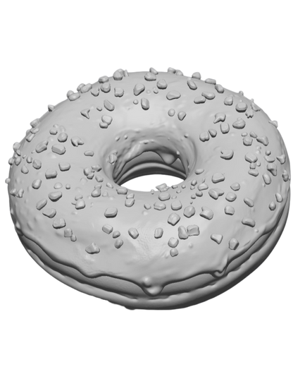 DIY - Donut de Granulados – Peça 3D (Coleção Comidinhas)