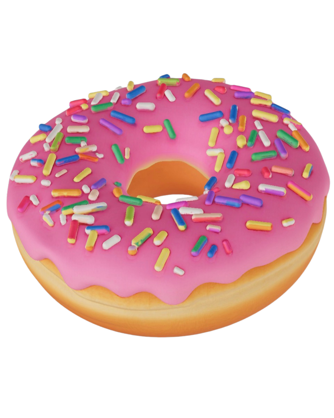 DIY - Donut de Confeitos – Peça 3D (Coleção Comidinhas)